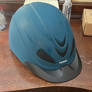 Troxel Blue and Black Riding Helmet